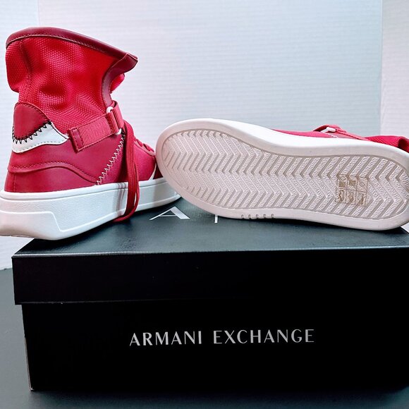 Armani Exchange Womens High Cut Sneakers - Picture 2 of 6